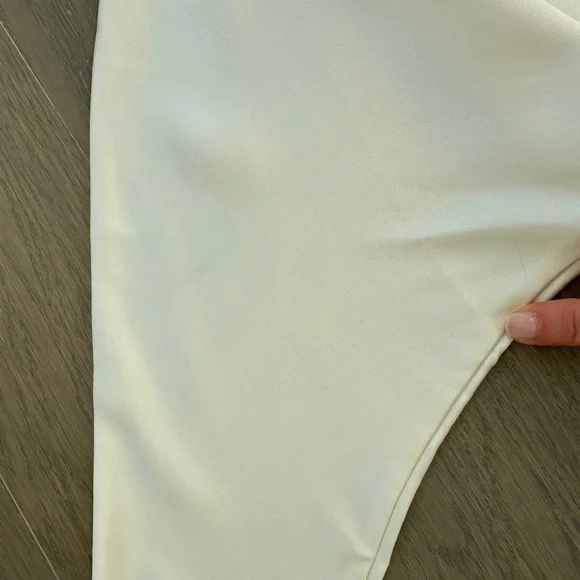 Reformation ESMEE White Ivory Silk Maxi Dress Wedding Long Sleeve with Tags - 2 - Picture 9 of 13